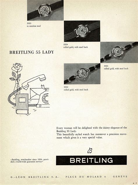 vintage breitling ladies.